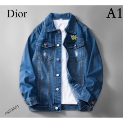 Featured New Men's Denim Coat 2022 DIOR Dior