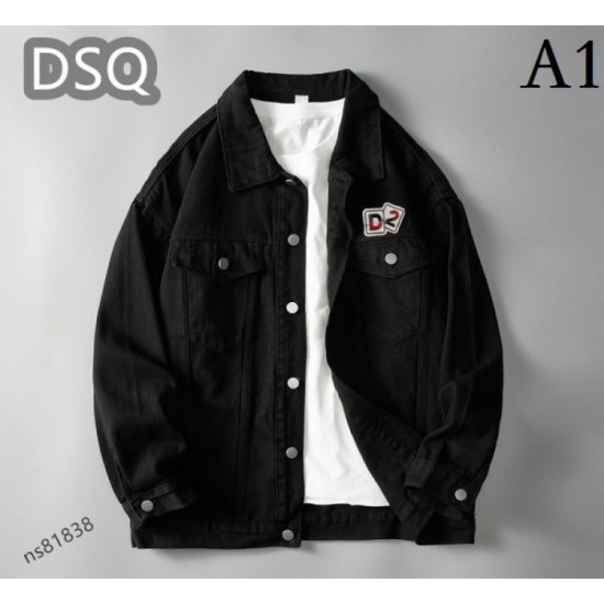 Love at first sight with new work Men's denim coat 2022 DSQUARED2 Love at first sight with new work Men's denim coat 2022 DSQUARED2