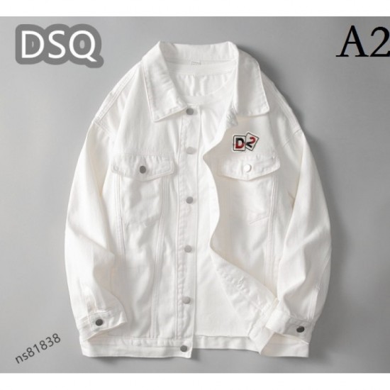 Love at first sight with new work Men's denim coat 2022 DSQUARED2 Love at first sight with new work Men's denim coat 2022 DSQUARED2