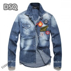 Online Exclusive Men's Denim Coat 2022 DSQUARED2