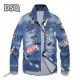 Last Chance Men's Denim Coat 2022 DSQUARED2 Last Chance Men's Denim Coat 2022 DSQUARED2