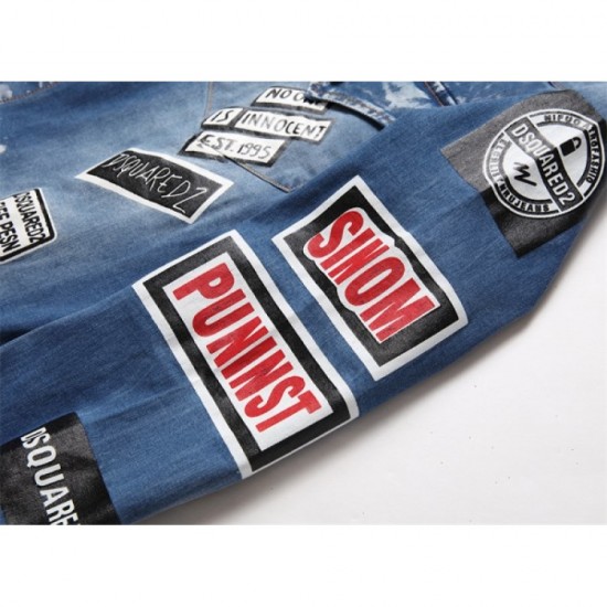 Last Chance Men's Denim Coat 2022 DSQUARED2 Last Chance Men's Denim Coat 2022 DSQUARED2