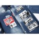 Elegant Men's Denim Coat for Adults 2022 DSQUARED2 Elegant Men's Denim Coat for Adults 2022 DSQUARED2