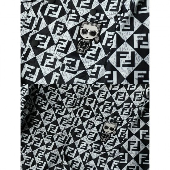 2022AW shirt coat Fashionable FENDI Fendi who goes half a step ahead 2022AW shirt coat Fashionable FENDI Fendi who goes half a step ahead