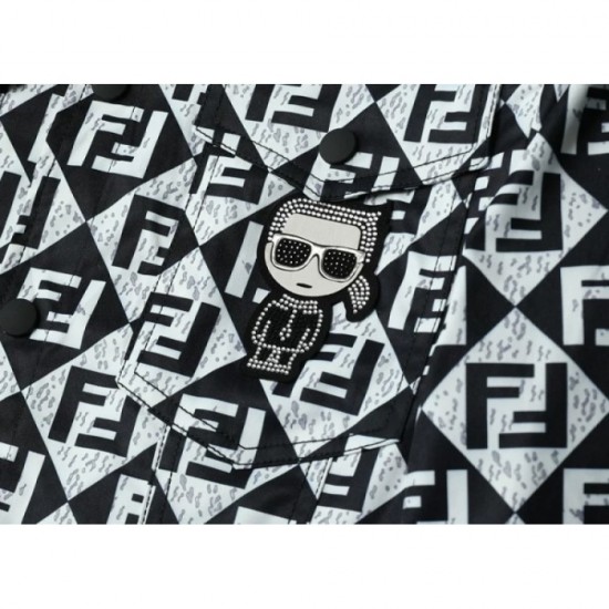 2022AW shirt coat Fashionable FENDI Fendi who goes half a step ahead 2022AW shirt coat Fashionable FENDI Fendi who goes half a step ahead