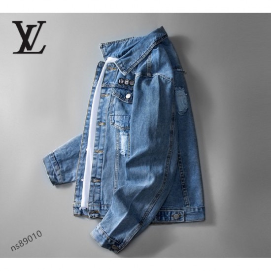 Timeless Design Men's Denim Coat 2022 LOUIS VUITTON Louis Vuitton Timeless Design Men's Denim Coat 2022 LOUIS VUITTON Louis Vuitton