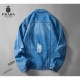 Men's Denim Coat with a Remarkable Omission 2022 PRADA Prada Men's Denim Coat with a Remarkable Omission 2022 PRADA Prada