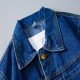 Men's Denim Coat with a Remarkable Omission 2022 PRADA Prada Men's Denim Coat with a Remarkable Omission 2022 PRADA Prada