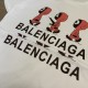 BALENCIAGA Balenciaga 2022SS New Year sale item Men's and women's short sleeve T-shirt BALENCIAGA Balenciaga 2022SS New Year sale item Men's and women's short sleeve T-shirt