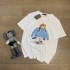 BALENCIAGA Balenciaga 2022SS Gentle luxury popular color Men's and women's short-sleeved T-shirt