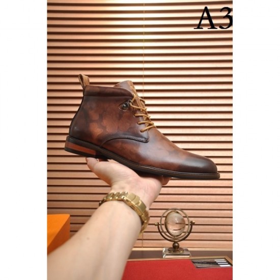 Classic popular thin and soft LOUIS VUITTON Louis Vuitton 2022AW men's boots Classic popular thin and soft LOUIS VUITTON Louis Vuitton 2022AW men's boots