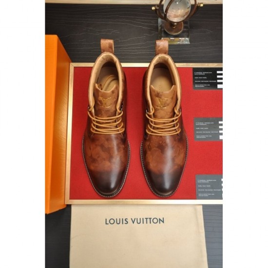 Classic popular thin and soft LOUIS VUITTON Louis Vuitton 2022AW men's boots Classic popular thin and soft LOUIS VUITTON Louis Vuitton 2022AW men's boots