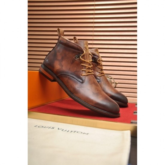 Classic popular thin and soft LOUIS VUITTON Louis Vuitton 2022AW men's boots Classic popular thin and soft LOUIS VUITTON Louis Vuitton 2022AW men's boots