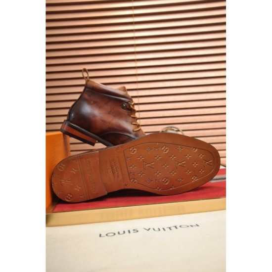 Classic popular thin and soft LOUIS VUITTON Louis Vuitton 2022AW men's boots Classic popular thin and soft LOUIS VUITTON Louis Vuitton 2022AW men's boots