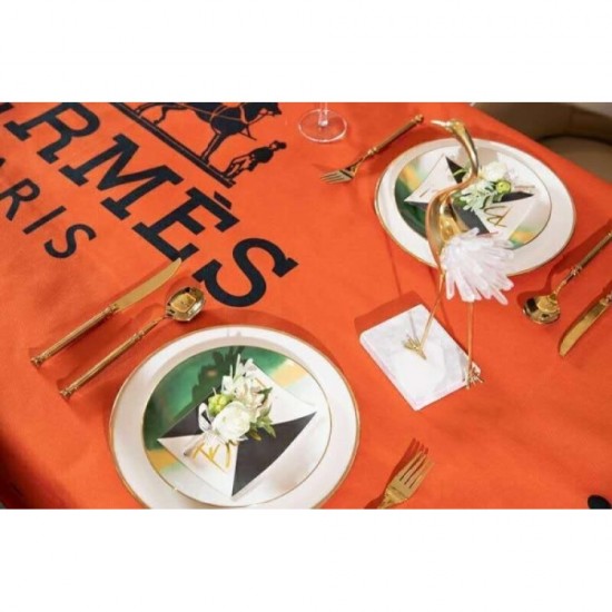 HERMES Hermes 2022SS Tablecloth Spring/Summer Super Popular Limited Collaboration HERMES Hermes 2022SS Tablecloth Spring/Summer Super Popular Limited Collaboration