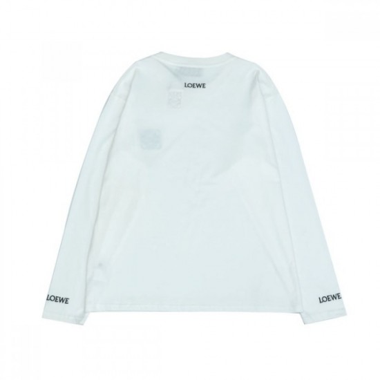 2022AW Long-sleeved T-shirt Excellent practicality for daily use LOEWE Loewe 2022AW Long-sleeved T-shirt Excellent practicality for daily use LOEWE Loewe