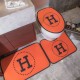 HERMES Hermes bath toilet 3-piece set 2022SS popular cute HERMES Hermes bath toilet 3-piece set 2022SS popular cute