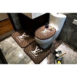 LOUIS VUITTON Louis Vuitton bath toilet 3-piece set 2022SS spring new work