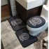 VERSACE Versace bath and toilet 3-piece set 2022SS with charm