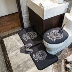 VERSACE Versace bath and toilet 3-piece set 2022SS with charm
