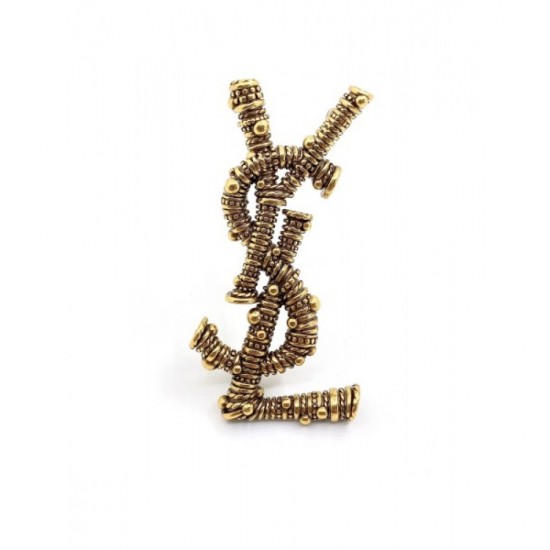 Modern Style YSL Yves Saint Laurent 2022AW Brooch Modern Style YSL Yves Saint Laurent 2022AW Brooch