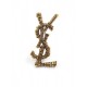 Modern Style YSL Yves Saint Laurent 2022AW Brooch Modern Style YSL Yves Saint Laurent 2022AW Brooch
