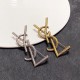 YSL Yves Saint Laurent 2022AW brooch that expresses individuality YSL Yves Saint Laurent 2022AW brooch that expresses individuality