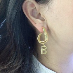 Overseas limited new BALENCIAGA Balenciaga 2022AW earrings