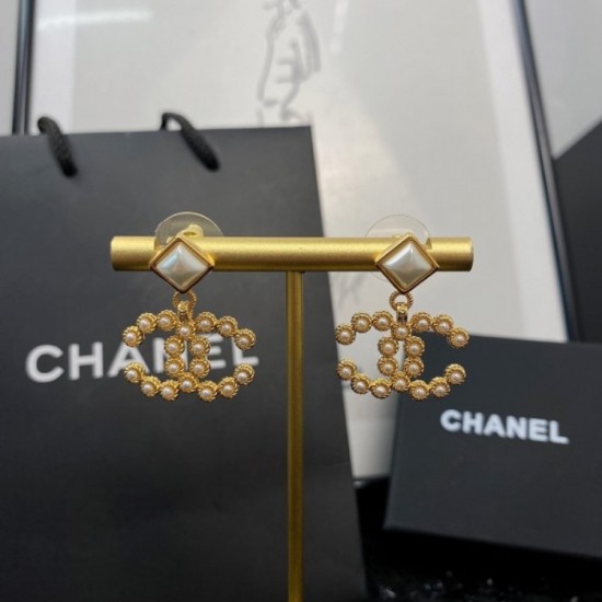 [Cheap] Luxury goods mail order 2022 CHANEL Chanel earrings