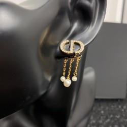 2022 DIOR Dior earrings with popular new logo