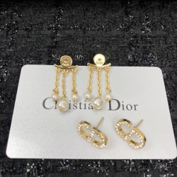 2022 DIOR Dior earrings with popular new logo