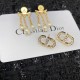2022 DIOR Dior earrings with popular new logo 2022 DIOR Dior earrings with popular new logo