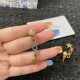 2022 DIOR Dior earrings with a retro atmosphere 2022 DIOR Dior earrings with a retro atmosphere