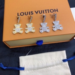 Shining luxury perfect score LOUIS VUITTON Louis Vuitton 2022AW earrings