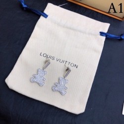 Shining luxury perfect score LOUIS VUITTON Louis Vuitton 2022AW earrings