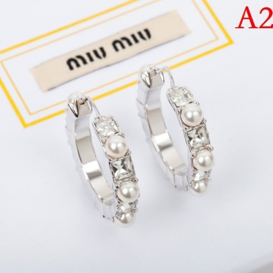 HOT new release 2022 MIU MIU Miu Miu earrings HOT new release 2022 MIU MIU Miu Miu earrings