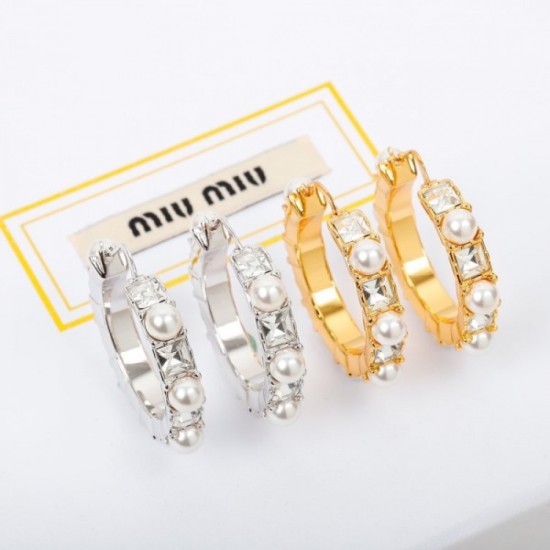 HOT new release 2022 MIU MIU Miu Miu earrings HOT new release 2022 MIU MIU Miu Miu earrings