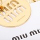 The latest deals 2022 MIU MIU Miu Miu earrings The latest deals 2022 MIU MIU Miu Miu earrings