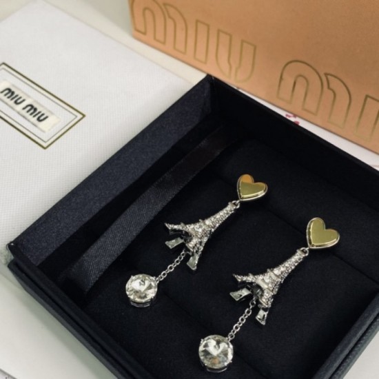 MIU MIU MIU MIU 2022AW Earrings for vivid autumn and winter MIU MIU MIU MIU 2022AW Earrings for vivid autumn and winter