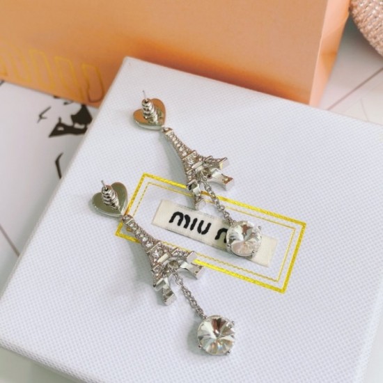 MIU MIU MIU MIU 2022AW Earrings for vivid autumn and winter MIU MIU MIU MIU 2022AW Earrings for vivid autumn and winter