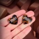 Celebrity Favorite Brand MIU MIU 2022AW Earrings Celebrity Favorite Brand MIU MIU 2022AW Earrings