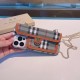 BURBERRY 2022SS Spring color pre-emptive iphone carrying case 2 colors selectable BURBERRY 2022SS Spring color pre-emptive iphone carrying case 2 colors selectable