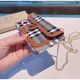 BURBERRY 2022SS Spring color pre-emptive iphone carrying case 2 colors selectable BURBERRY 2022SS Spring color pre-emptive iphone carrying case 2 colors selectable