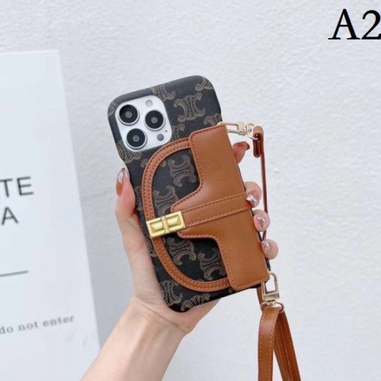 CELINE Celine 2022SS This year's style iphone carrying case CELINE Celine 2022SS This year's style iphone carrying case