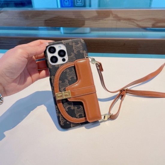 CELINE Celine 2022SS This year's style iphone carrying case CELINE Celine 2022SS This year's style iphone carrying case