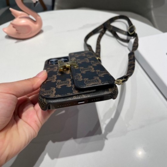 CELINE Celine 2022SS New Year Sale Item iphone Carrying Case CELINE Celine 2022SS New Year Sale Item iphone Carrying Case