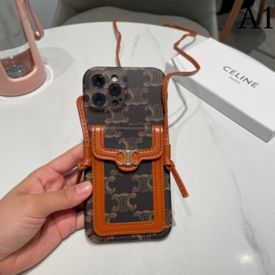 CELINE Celine 2022SS Summer essential item iphone carrying case CELINE Celine 2022SS Summer essential item iphone carrying case