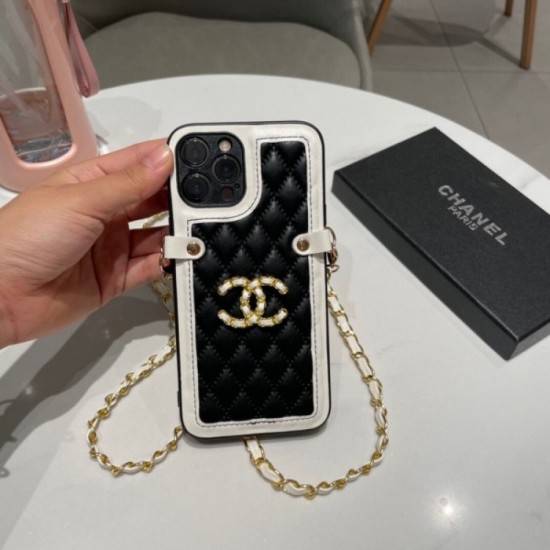 CHANEL 2022SS Spring / Summer new work at once iphone carrying case 2 colors selectable CHANEL 2022SS Spring / Summer new work at once iphone carrying case 2 colors selectable