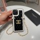 CHANEL 2022SS Spring / Summer new work at once iphone carrying case 2 colors selectable CHANEL 2022SS Spring / Summer new work at once iphone carrying case 2 colors selectable