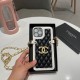 CHANEL 2022SS Spring / Summer new work at once iphone carrying case 2 colors selectable CHANEL 2022SS Spring / Summer new work at once iphone carrying case 2 colors selectable